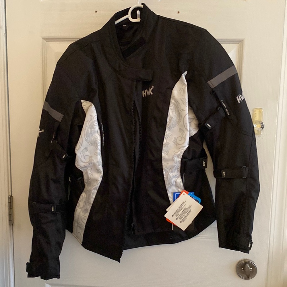 Motorcycle jacket size medium, insulated padded, brand new